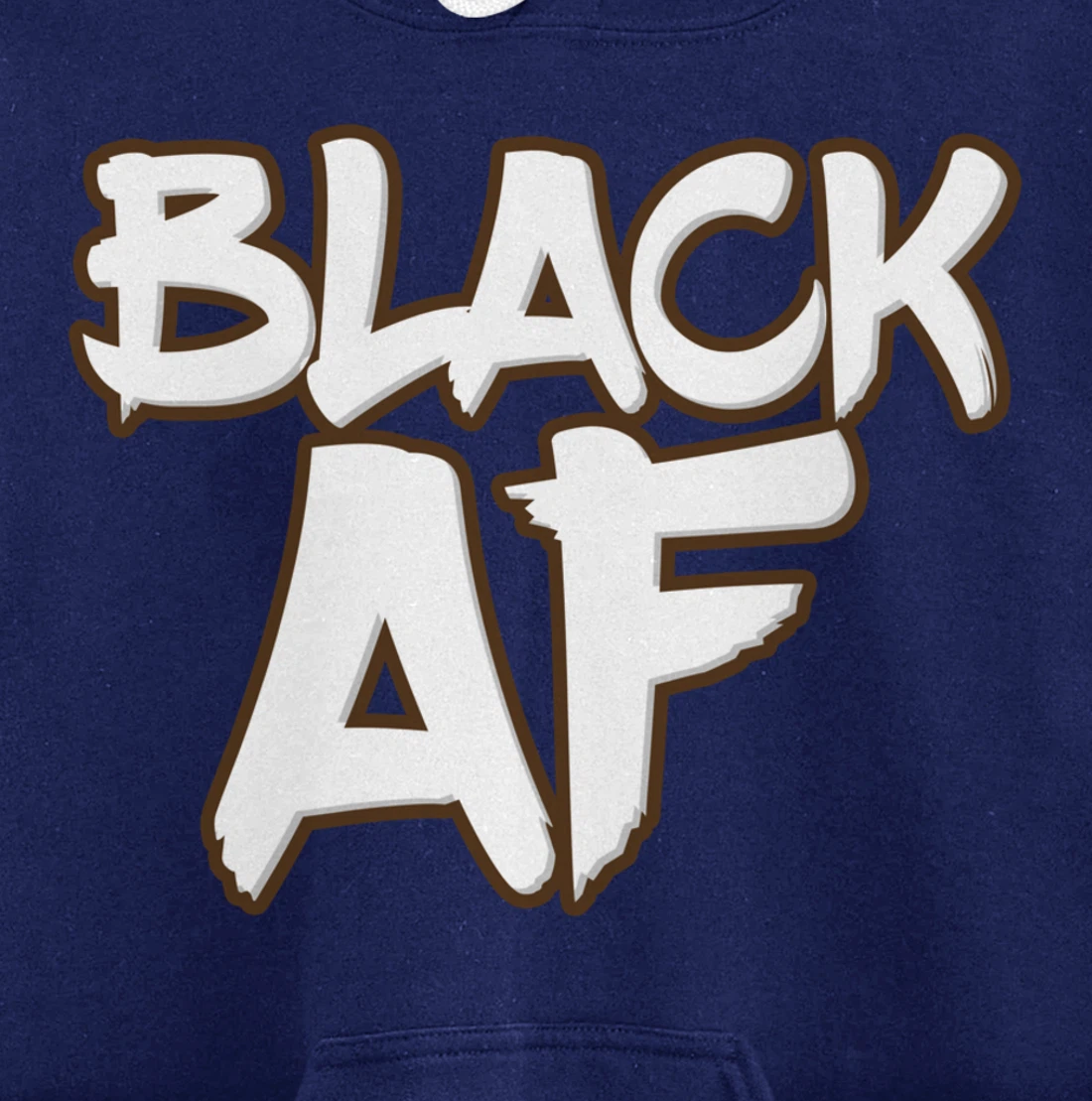 Black AF Black Pullover Hoodie