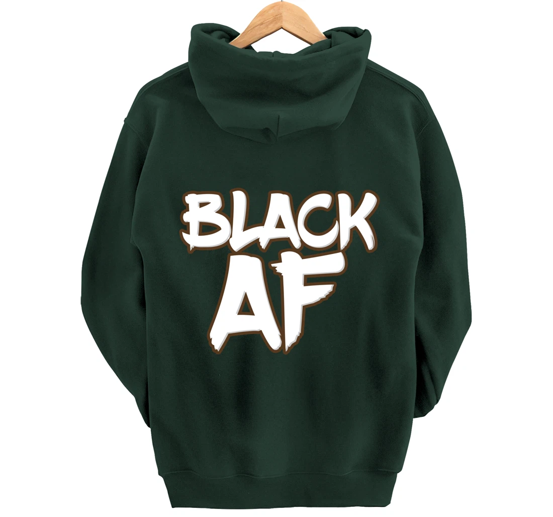 Black AF Black Pullover Hoodie