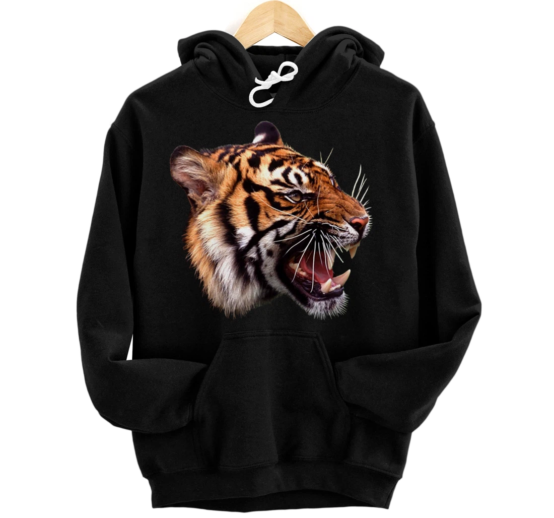 Tiger Lover Gift - Tiger Pullover Hoodie