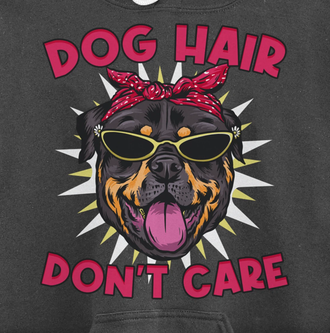 Dog Hairs Don't Care Dog Hair Pullover Hoodie