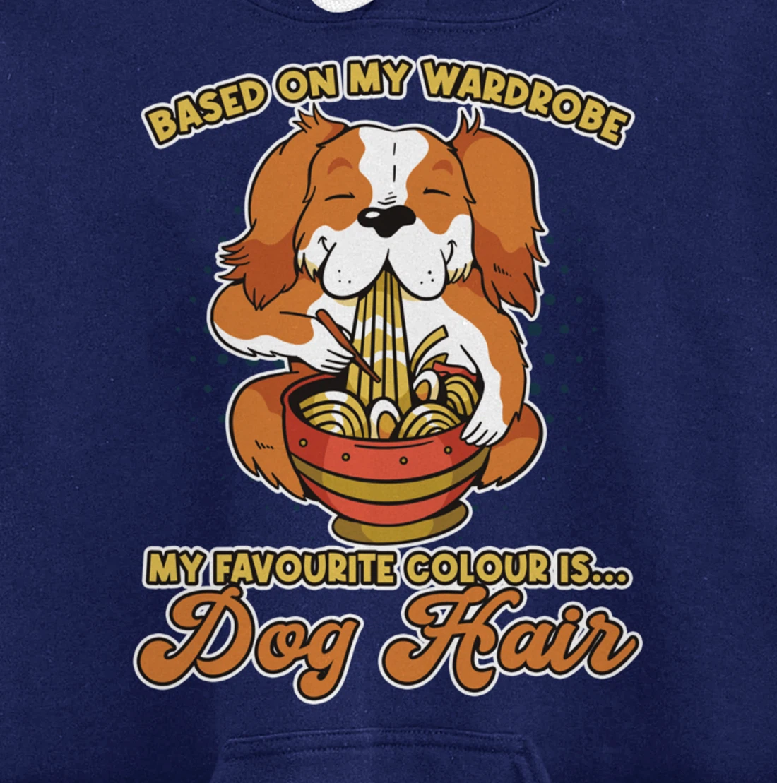 Based On My Wardrobe My Favourite Colour Is Dog Hair Pullover Hoodie