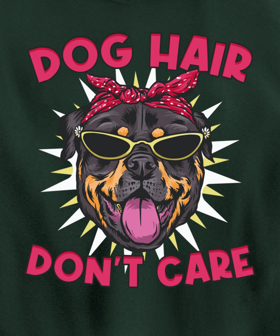 Dog Hairs Don't Care Dog Hair Pullover Hoodie
