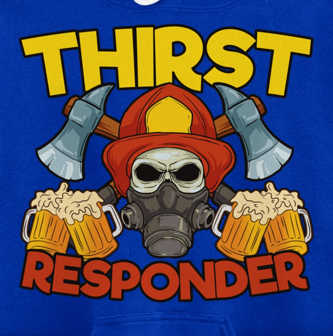Thirst Responders Firefighter Pullover Hoodie