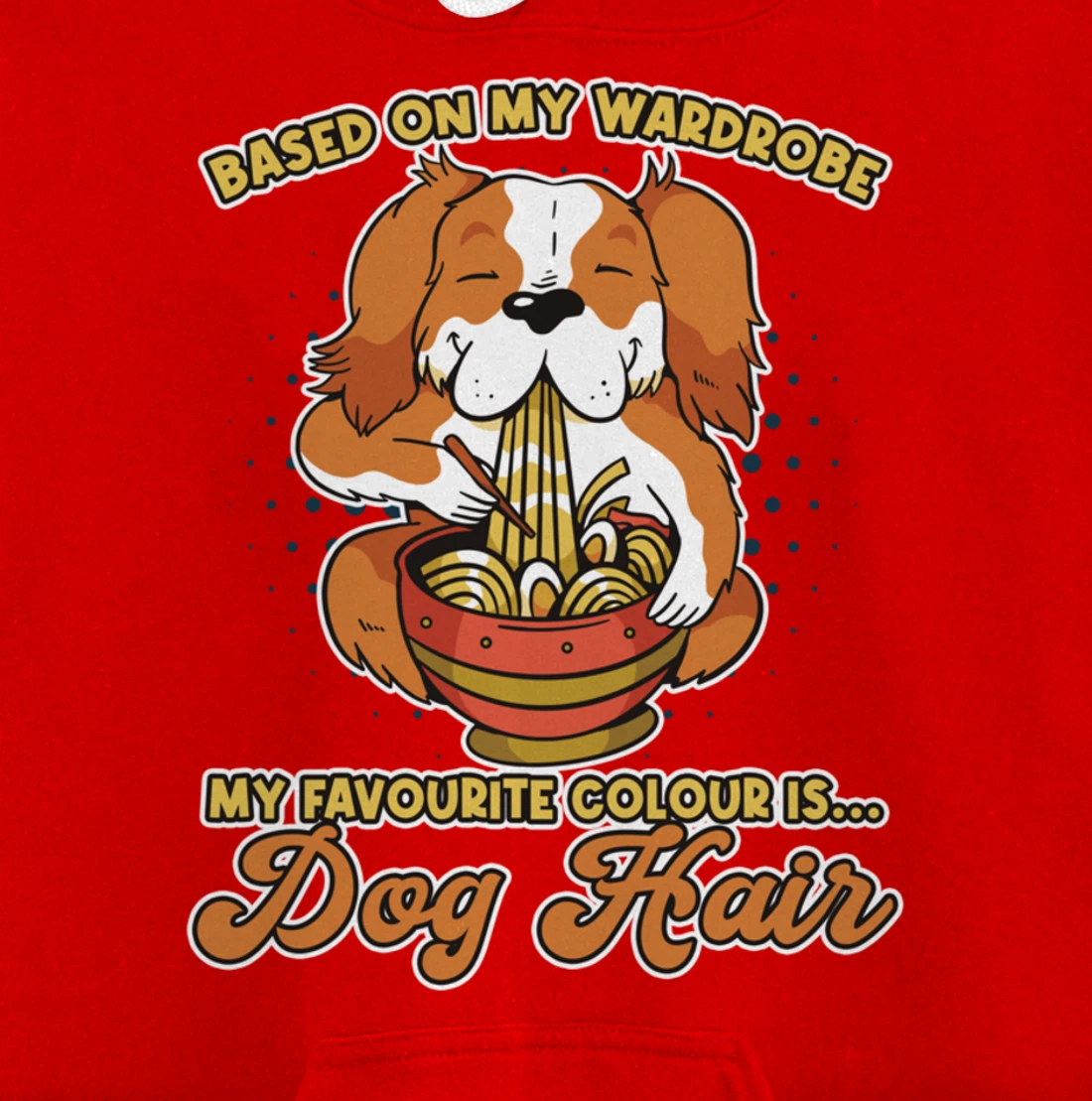 Based On My Wardrobe My Favourite Colour Is Dog Hair Pullover Hoodie