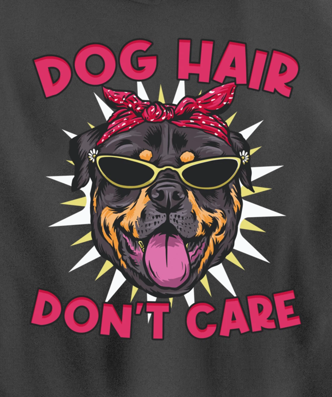 Dog Hairs Don't Care Dog Hair Pullover Hoodie