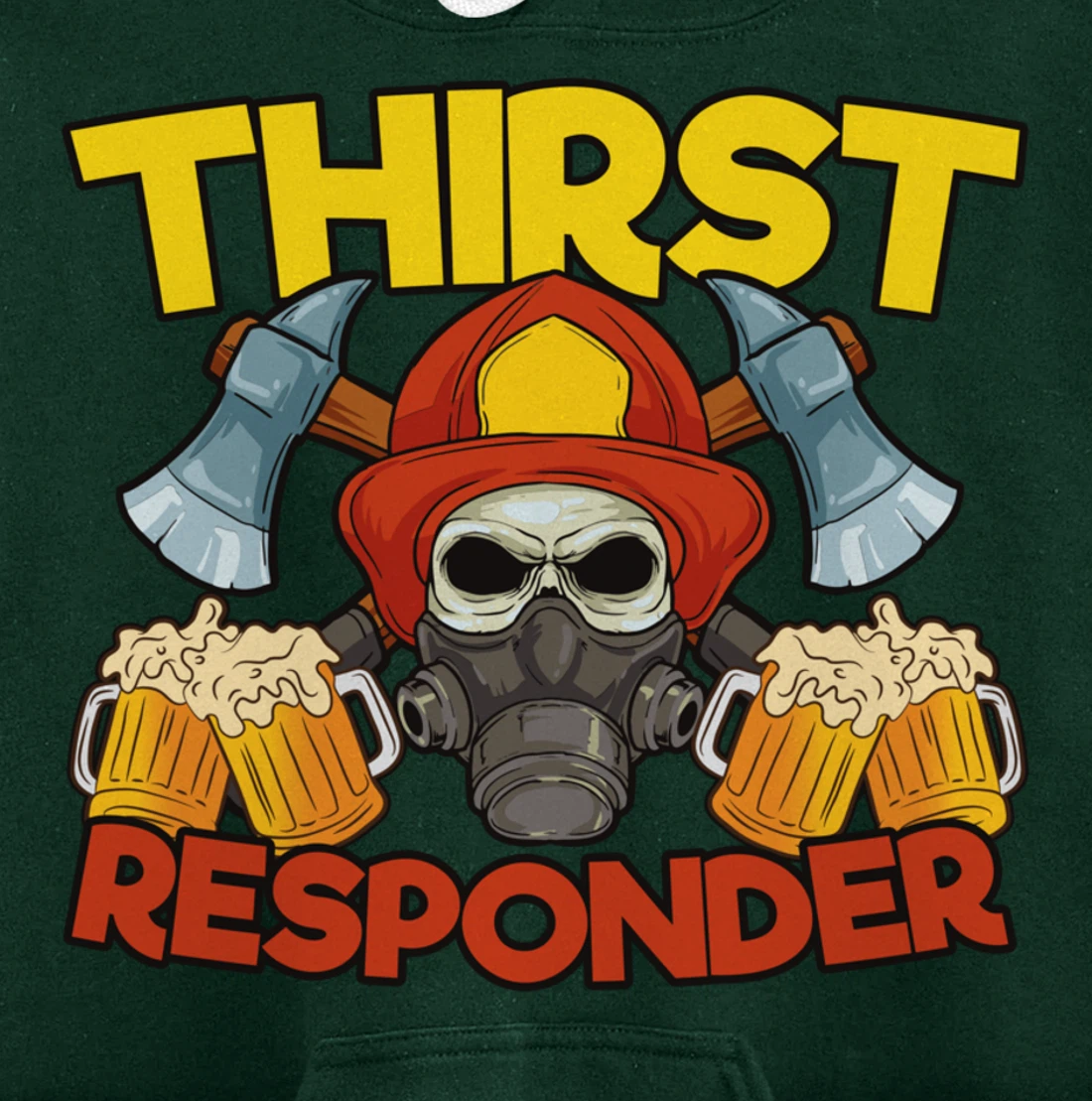 Thirst Responders Firefighter Pullover Hoodie