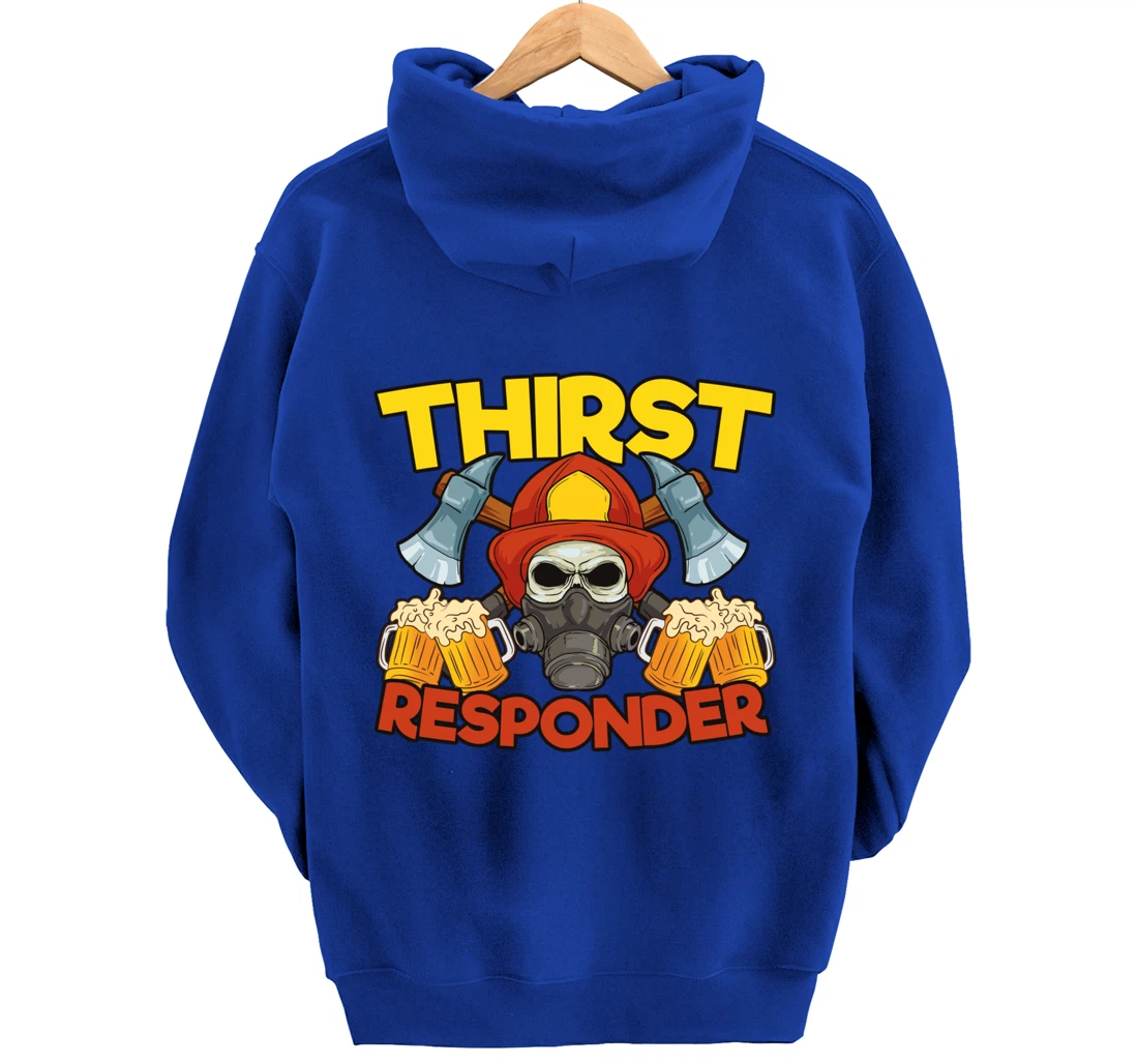 Thirst Responders Firefighter Pullover Hoodie
