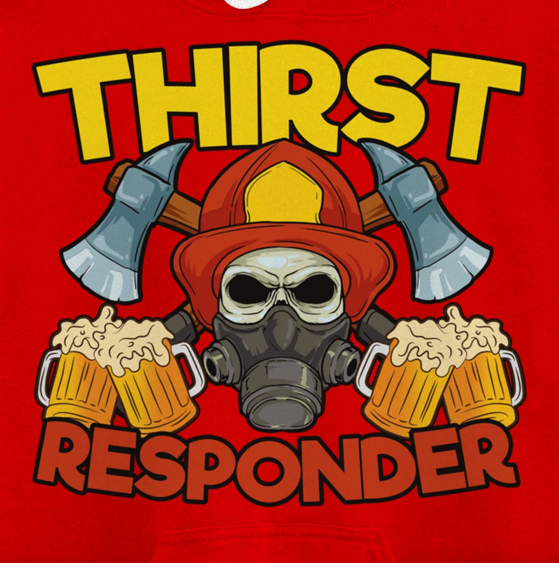 Thirst Responders Firefighter Pullover Hoodie