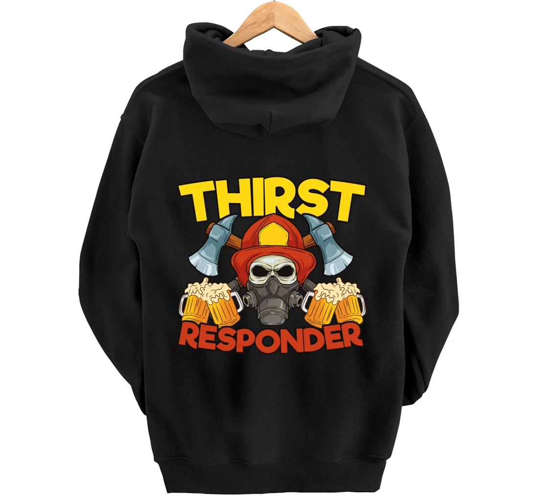 Thirst Responders Firefighter Pullover Hoodie