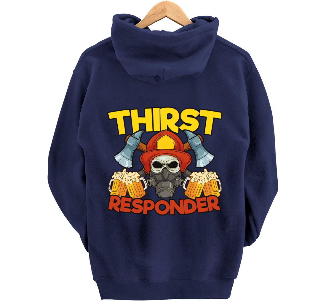 Thirst Responders Firefighter Pullover Hoodie