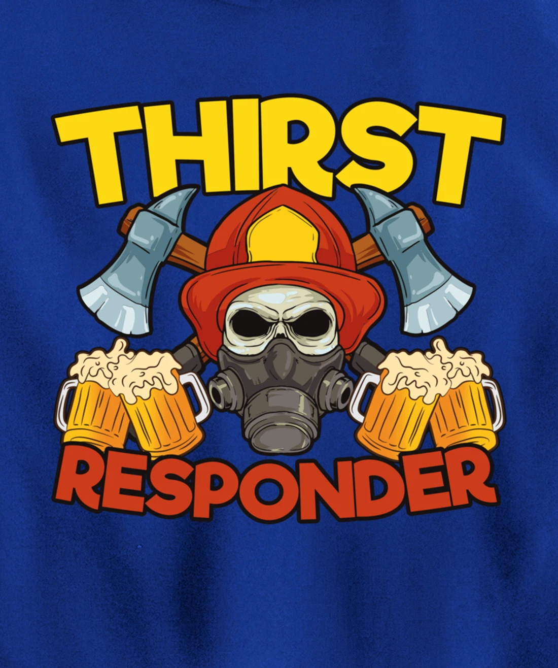 Thirst Responders Firefighter Pullover Hoodie