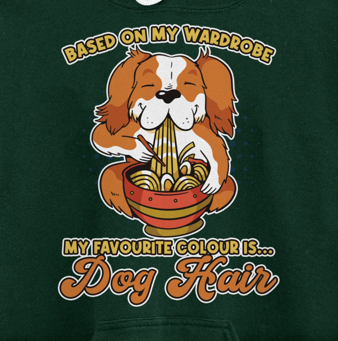 Based On My Wardrobe My Favourite Colour Is Dog Hair Pullover Hoodie