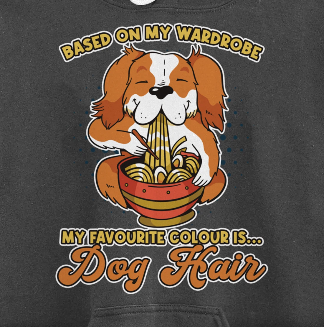 Based On My Wardrobe My Favourite Colour Is Dog Hair Pullover Hoodie