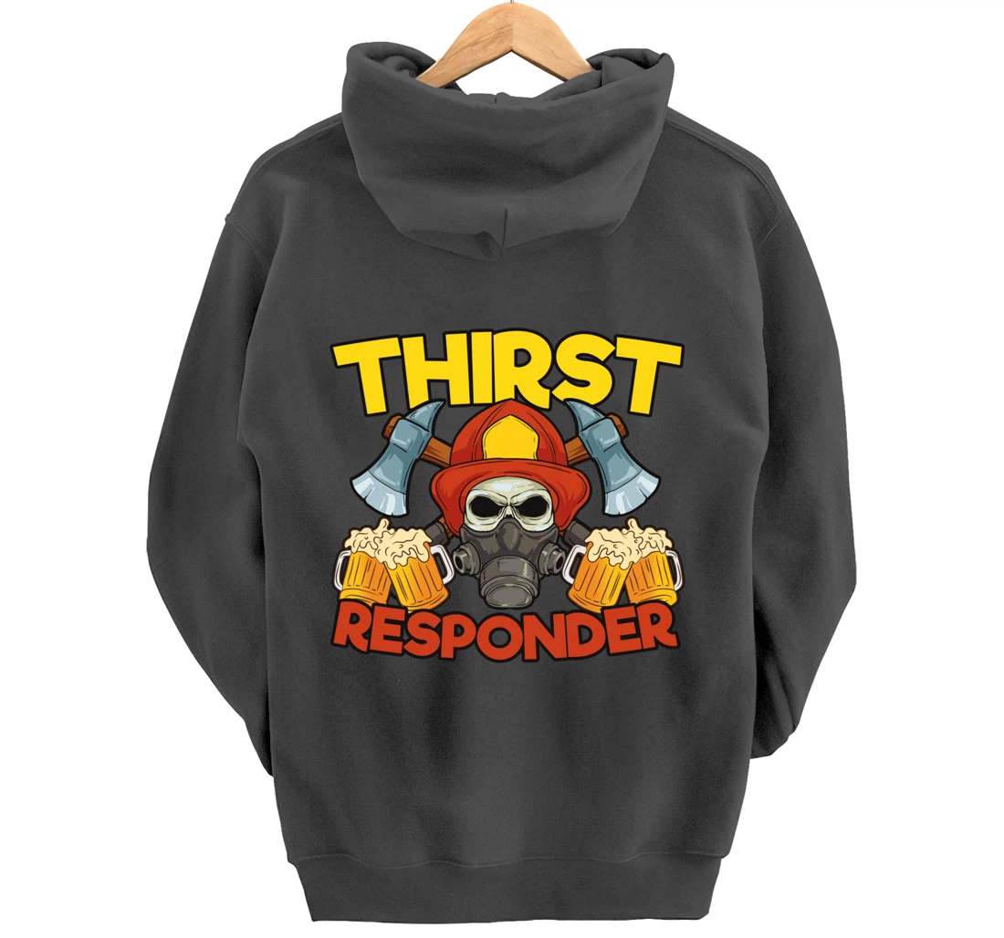 Thirst Responders Firefighter Pullover Hoodie