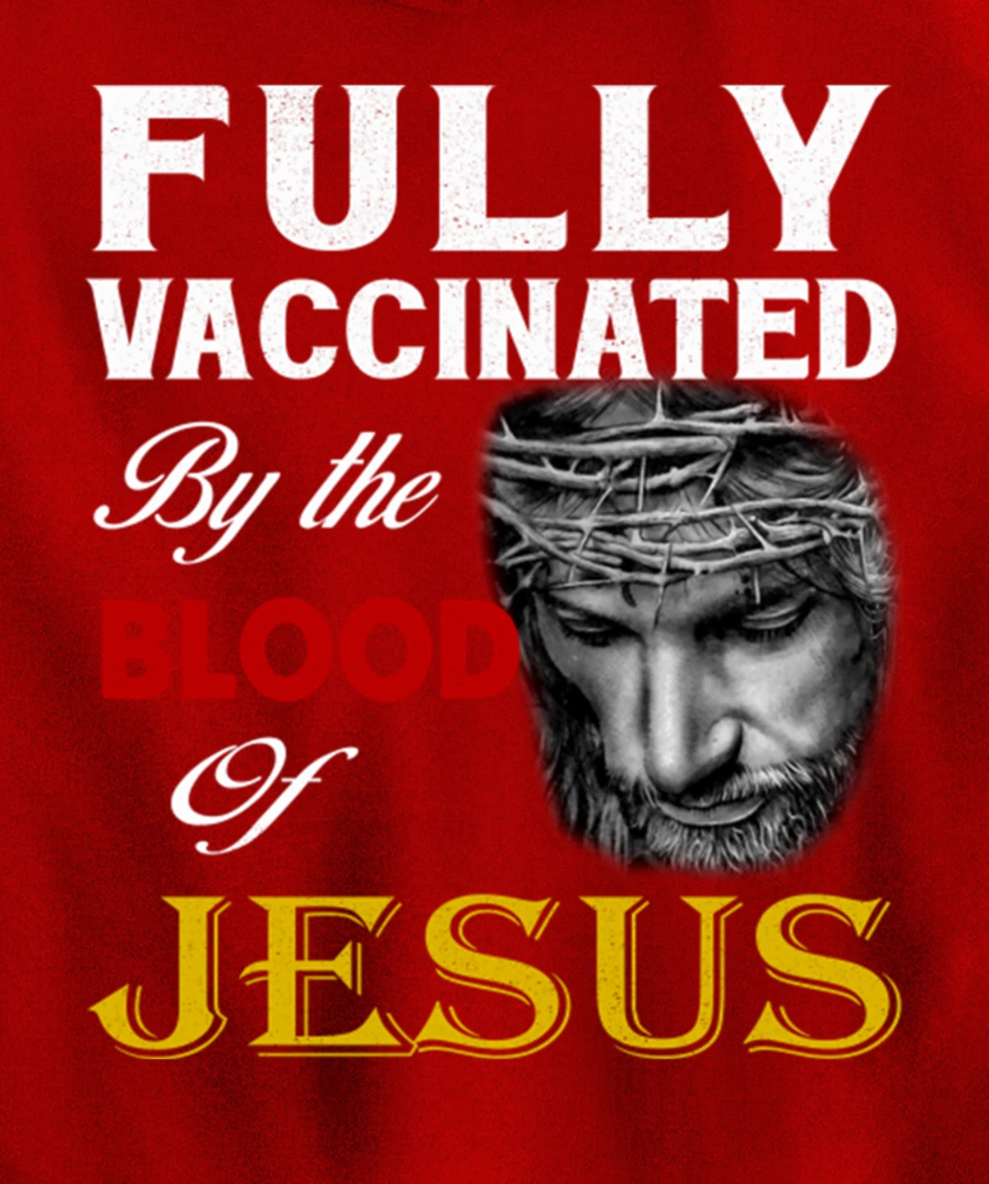 Christian - Fully vaccinated by the blood of Jesus Pullover Hoodie