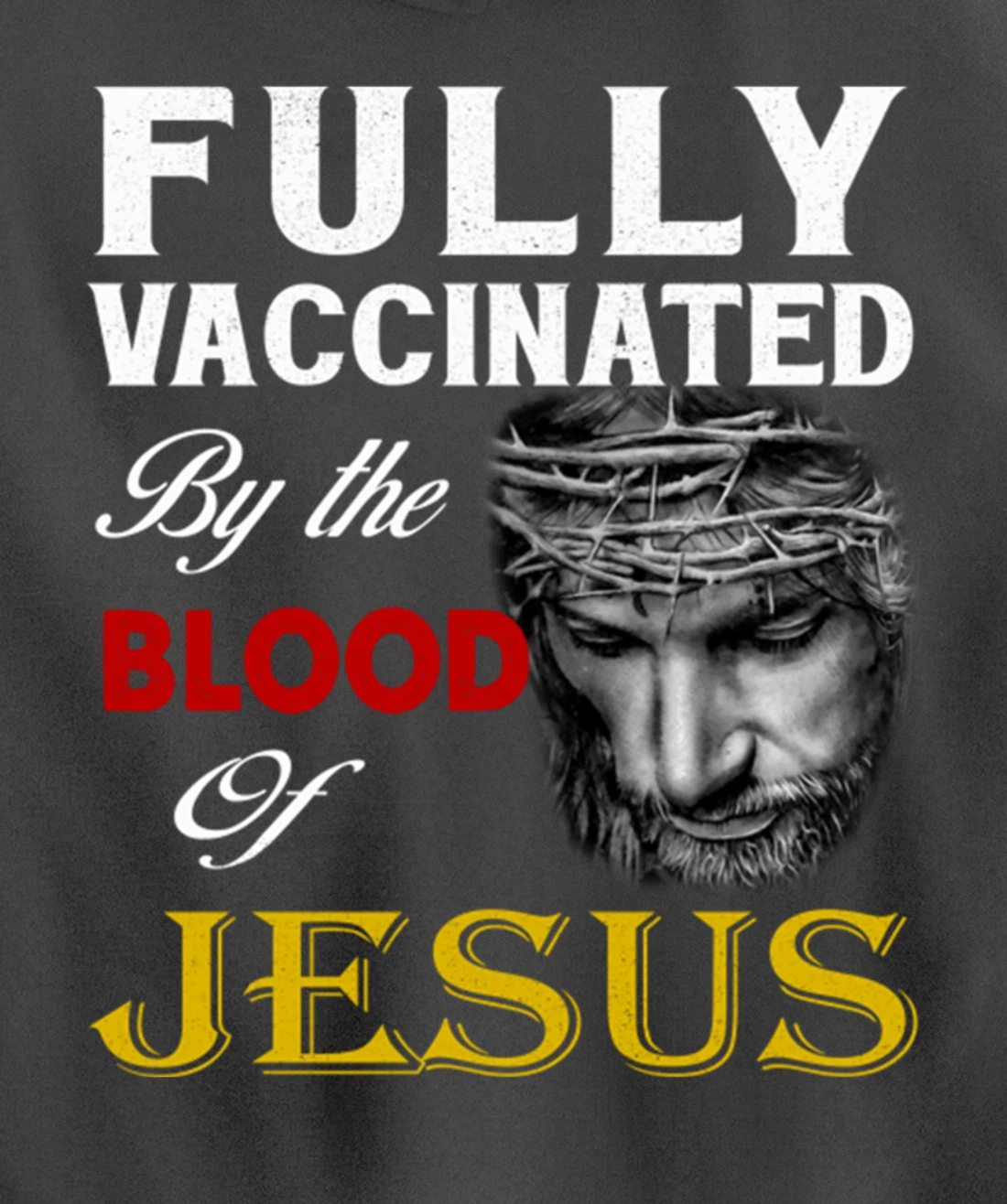Christian - Fully vaccinated by the blood of Jesus Pullover Hoodie