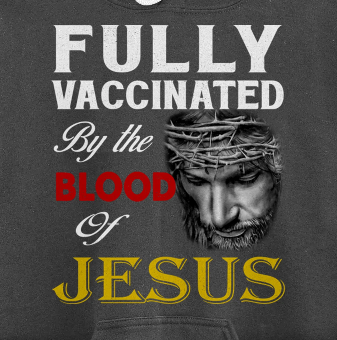 Christian - Fully vaccinated by the blood of Jesus Pullover Hoodie