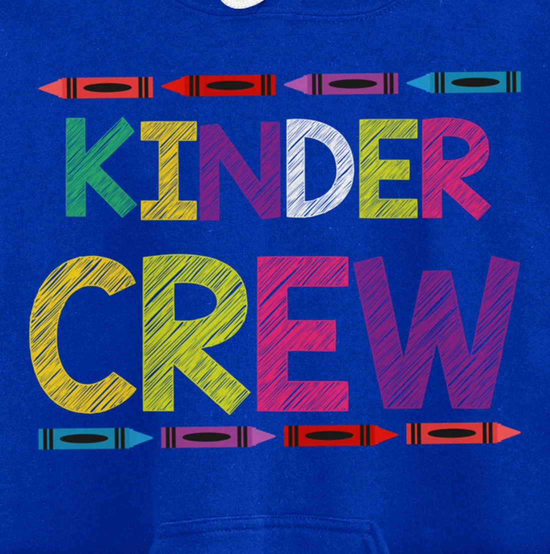 Kinder Crew Kindergarten Team Back to School Teacher Student Pullover Hoodie