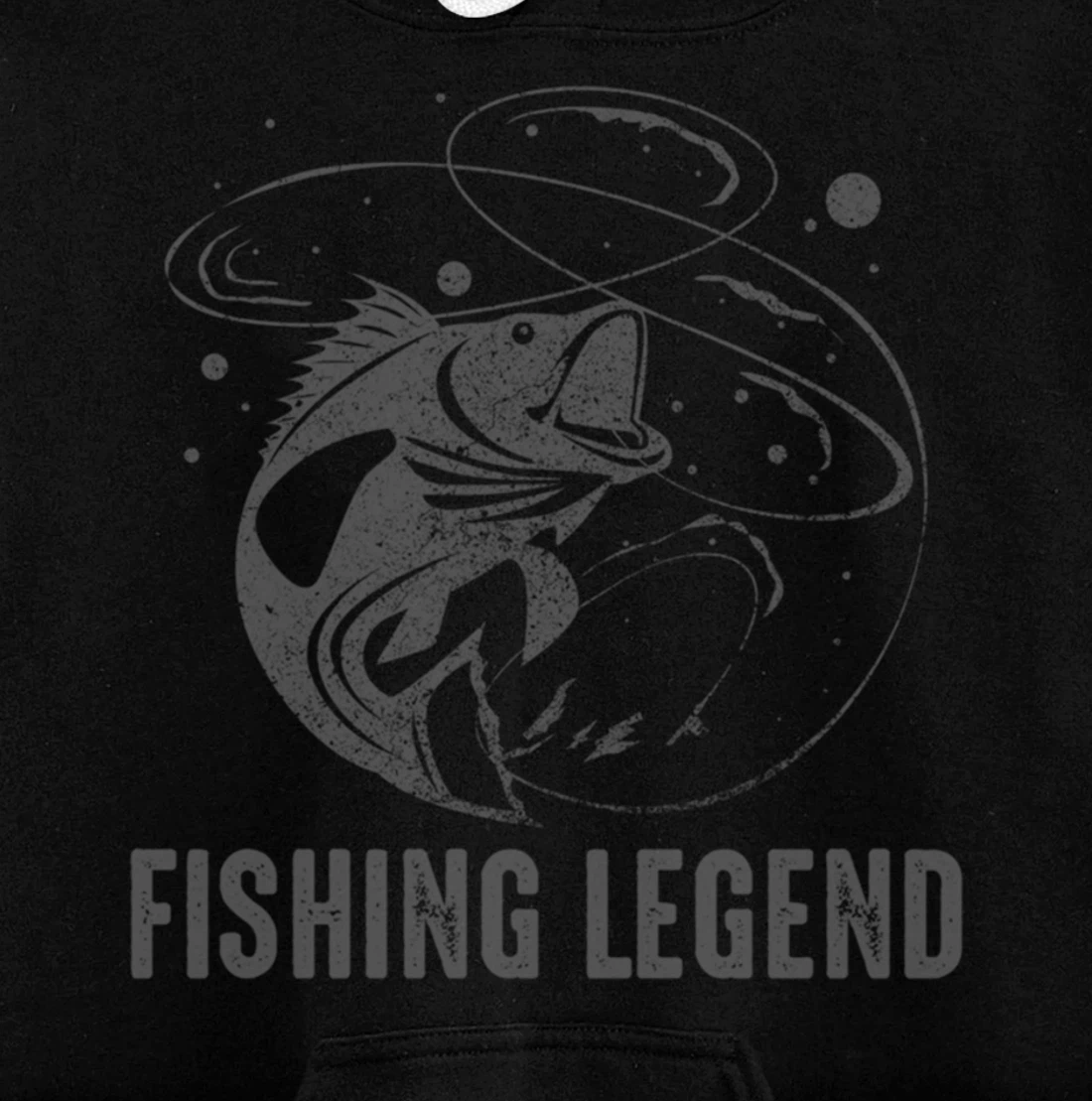 Vintage Fishing Legend Pullover Hoodie