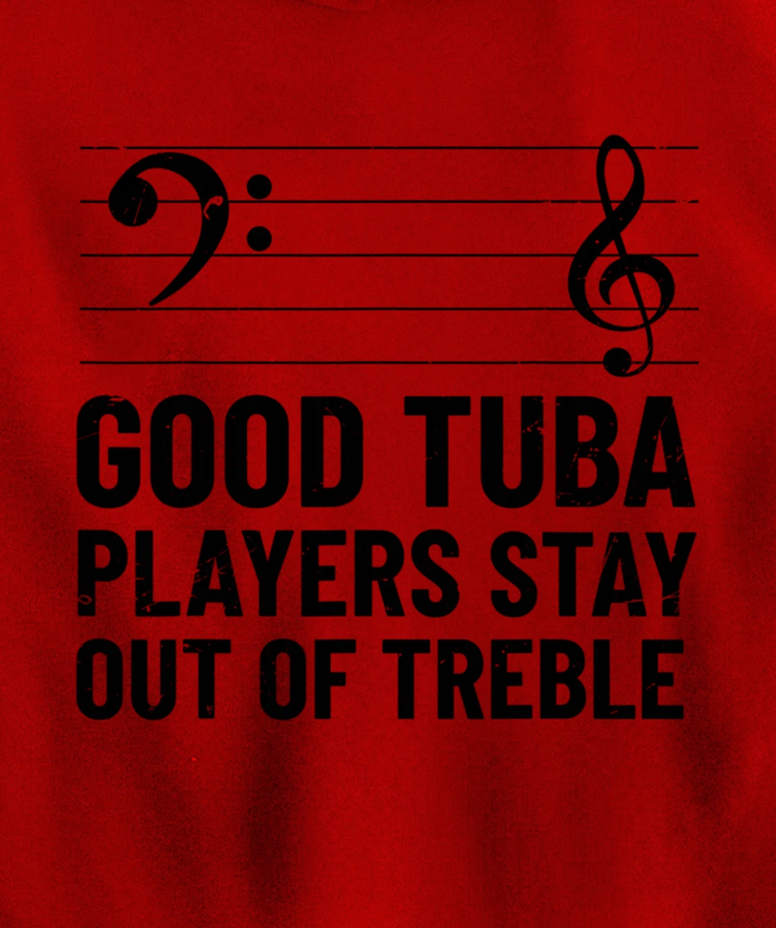 Tuba Player Brass Instrument Tuba Pullover Hoodie