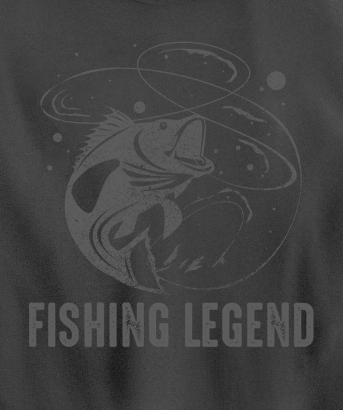 Vintage Fishing Legend Pullover Hoodie