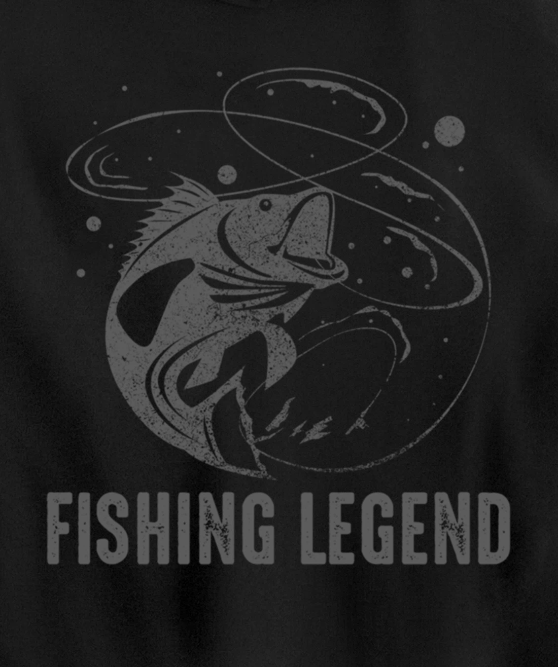 Vintage Fishing Legend Pullover Hoodie