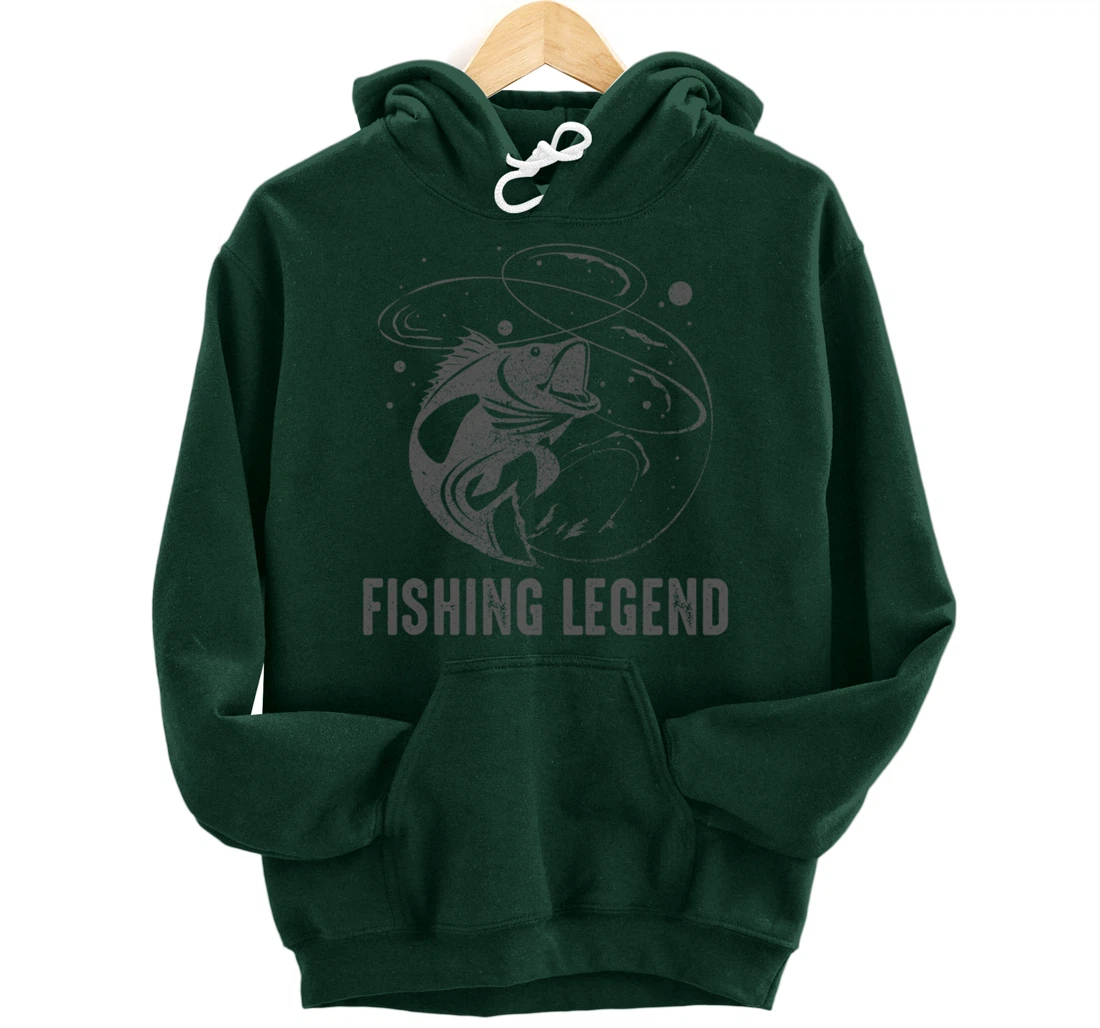 Vintage Fishing Legend Pullover Hoodie