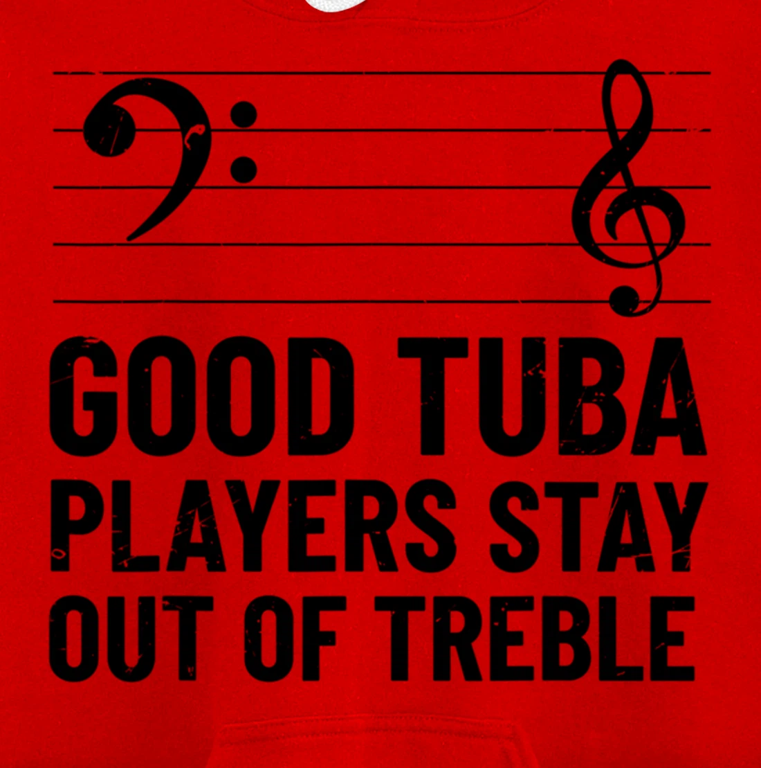 Tuba Player Brass Instrument Tuba Pullover Hoodie