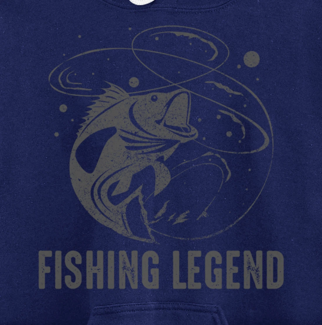 Vintage Fishing Legend Pullover Hoodie