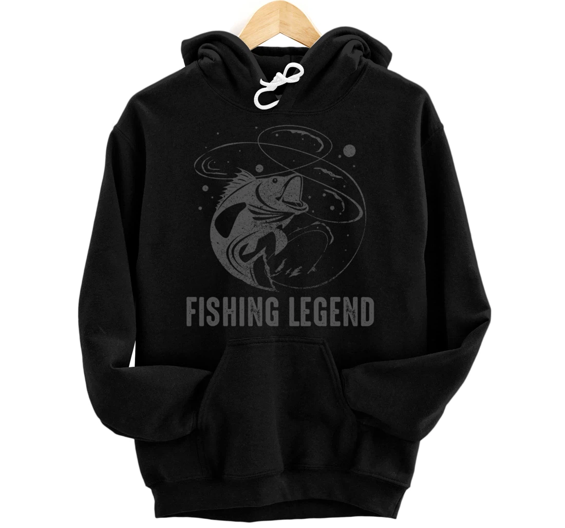 Vintage Fishing Legend Pullover Hoodie