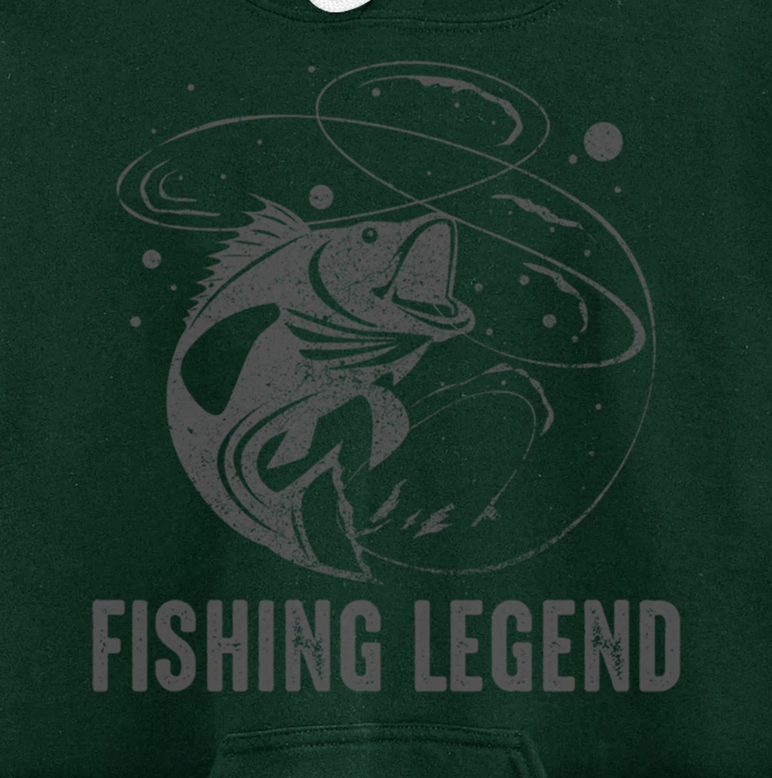 Vintage Fishing Legend Pullover Hoodie