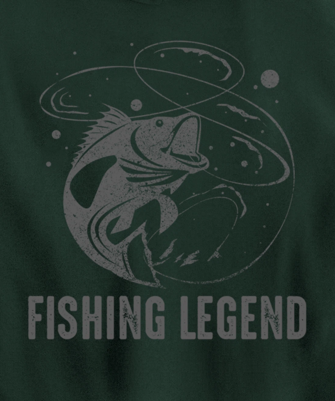 Vintage Fishing Legend Pullover Hoodie