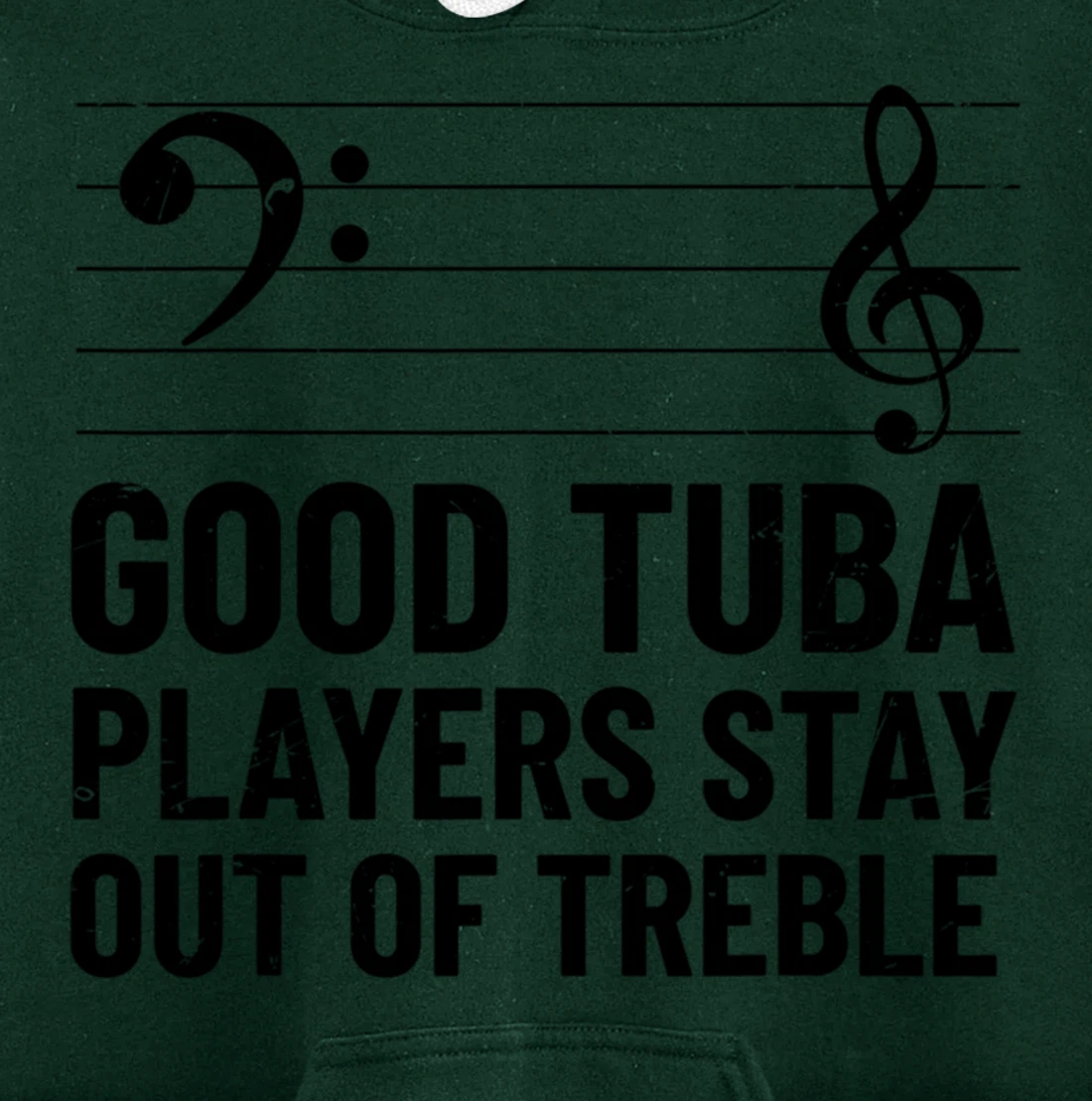 Tuba Player Brass Instrument Tuba Pullover Hoodie
