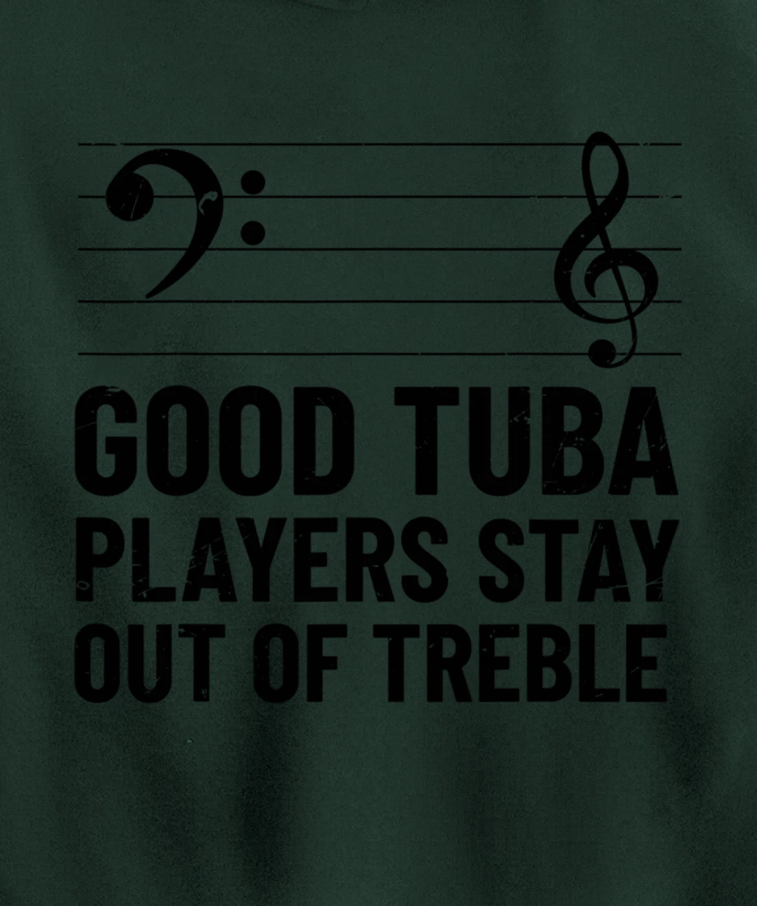 Tuba Player Brass Instrument Tuba Pullover Hoodie