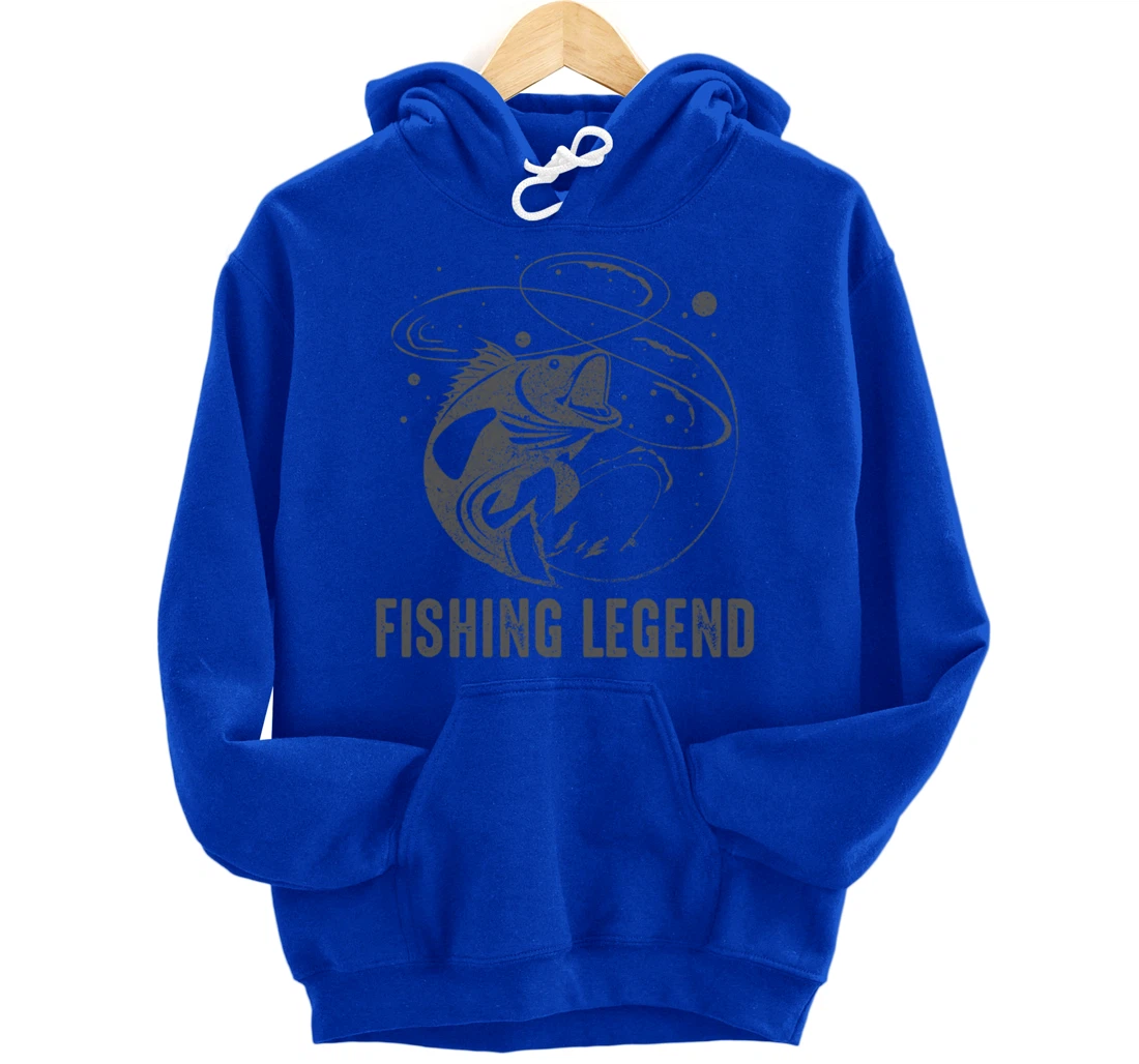 Vintage Fishing Legend Pullover Hoodie