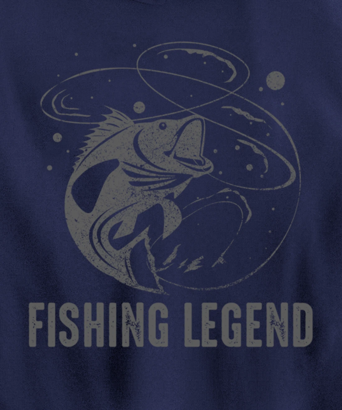 Vintage Fishing Legend Pullover Hoodie