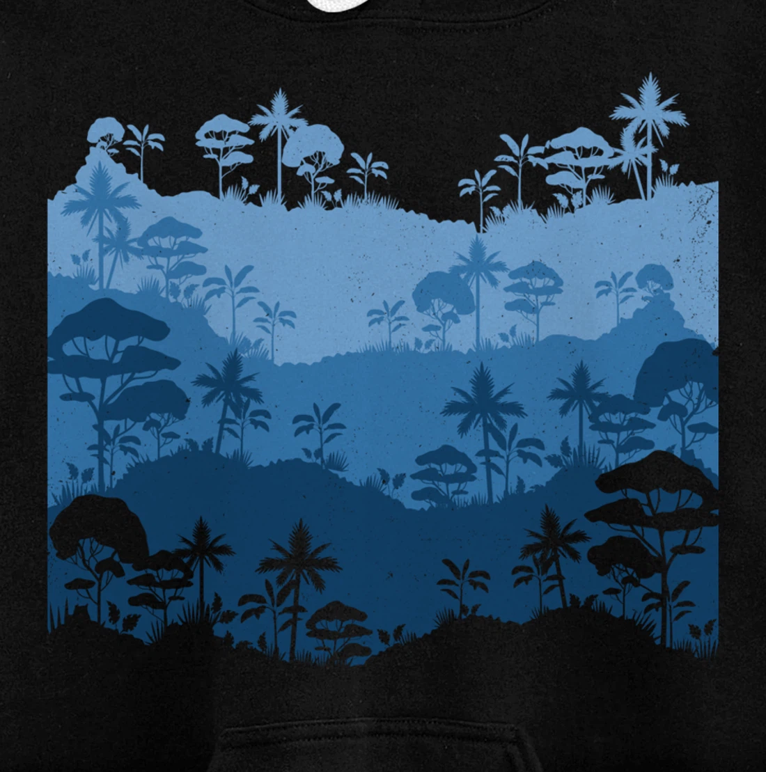 Vintage Landscape Forest ,Nature Wildlife Trees Pullover Hoodie