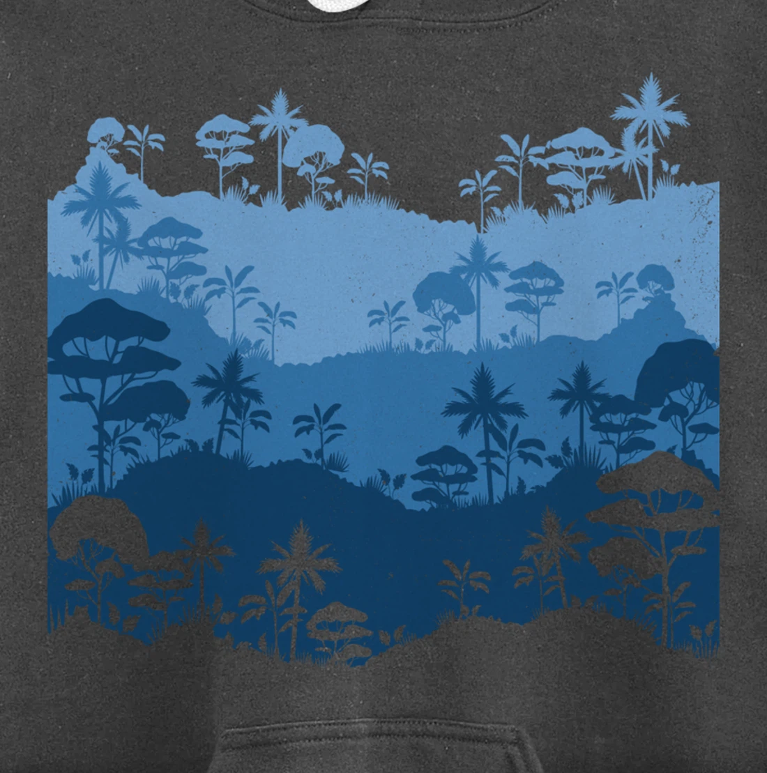 Vintage Landscape Forest ,Nature Wildlife Trees Pullover Hoodie