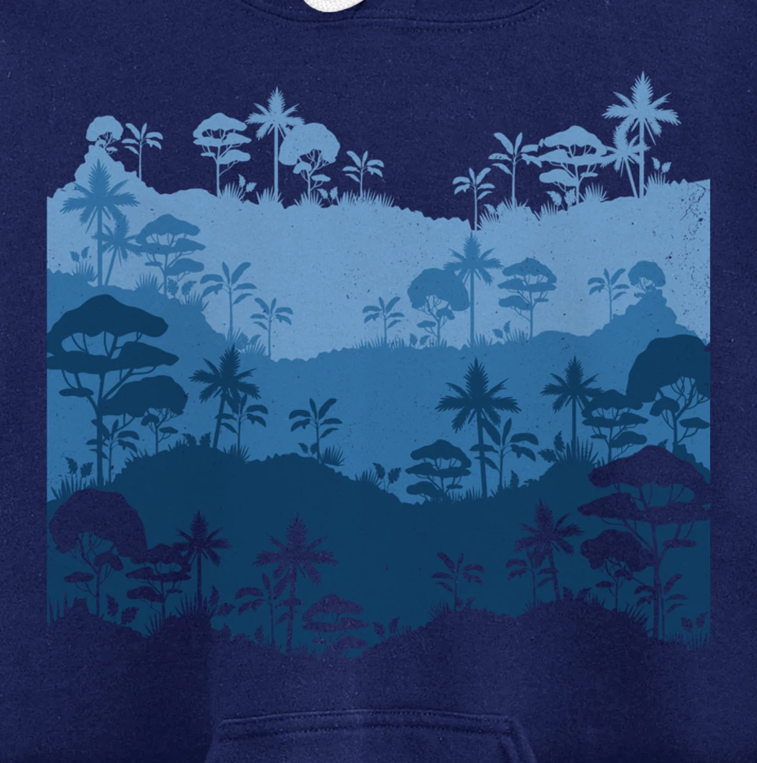 Vintage Landscape Forest ,Nature Wildlife Trees Pullover Hoodie