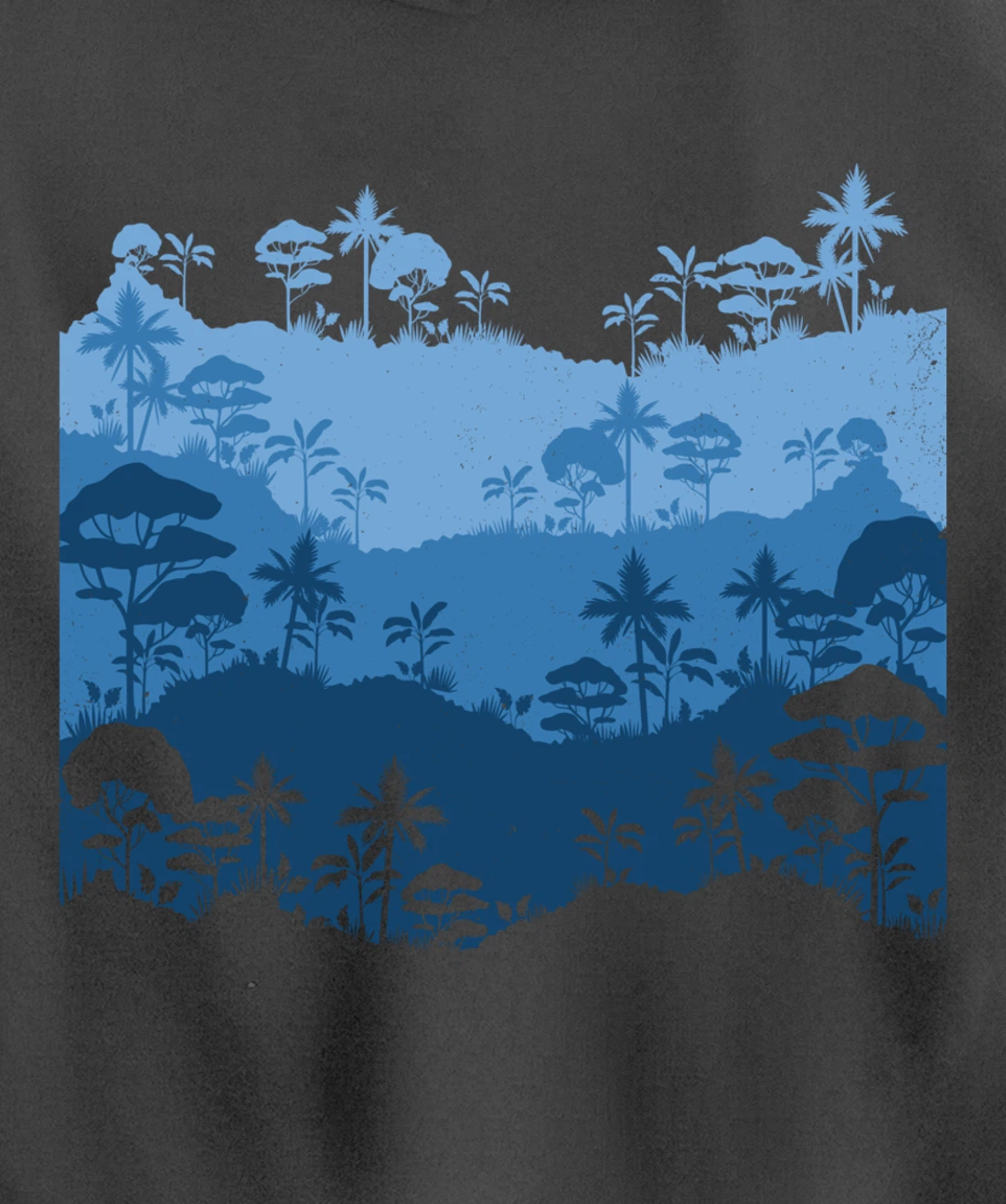 Vintage Landscape Forest ,Nature Wildlife Trees Pullover Hoodie