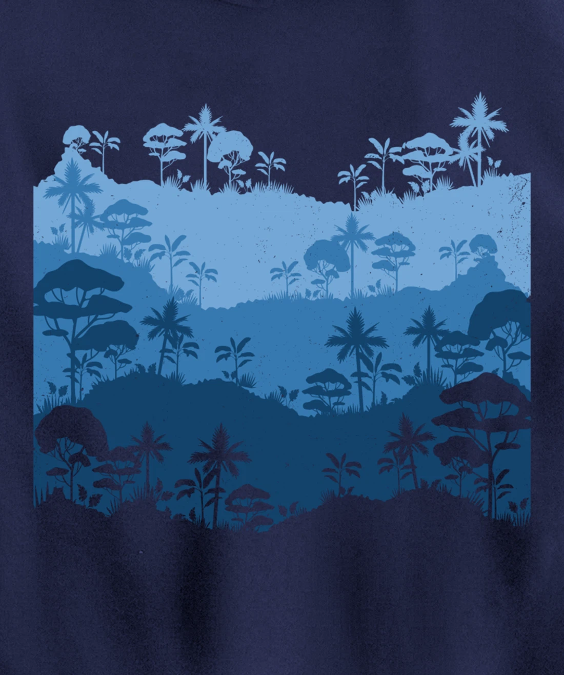 Vintage Landscape Forest ,Nature Wildlife Trees Pullover Hoodie