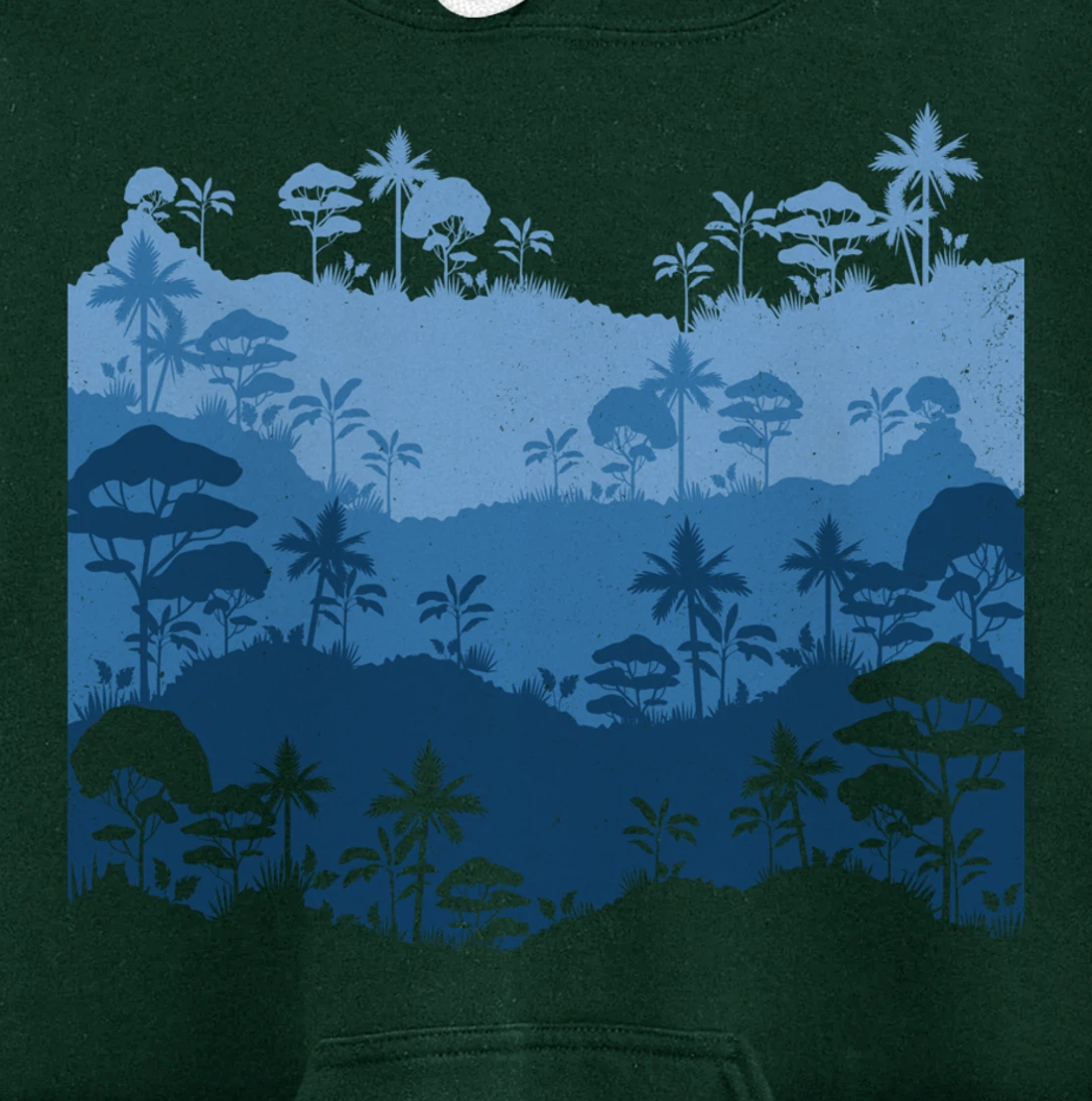 Vintage Landscape Forest ,Nature Wildlife Trees Pullover Hoodie
