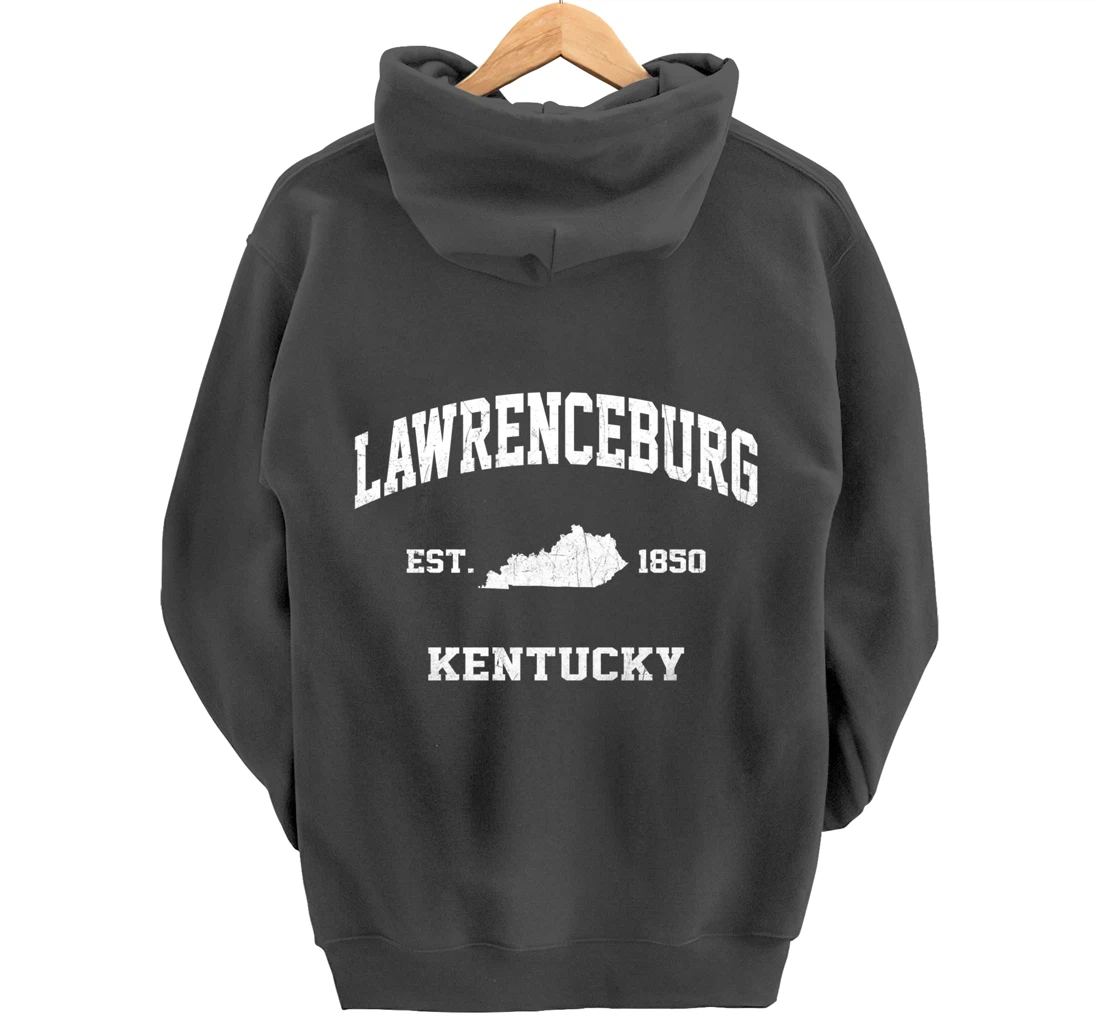 Lawrenceburg Kentucky KY vintage state Athletic style Pullover Hoodie