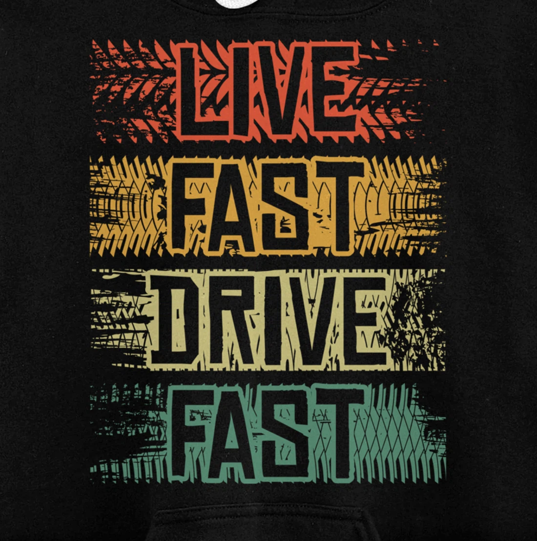 Live Fast Drive Fast Tuning Auto Tuning Tuning Pullover Hoodie