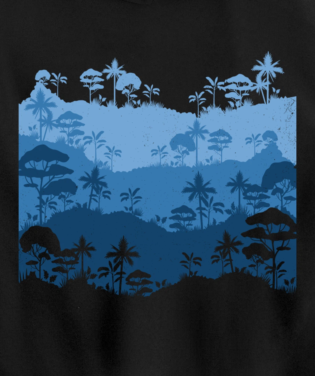 Vintage Landscape Forest ,Nature Wildlife Trees Pullover Hoodie