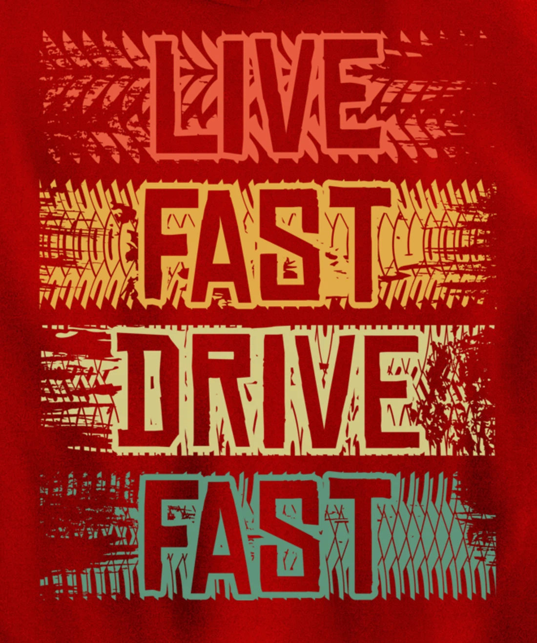 Live Fast Drive Fast Tuning Auto Tuning Tuning Pullover Hoodie