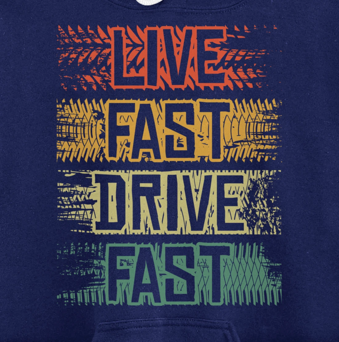 Live Fast Drive Fast Tuning Auto Tuning Tuning Pullover Hoodie