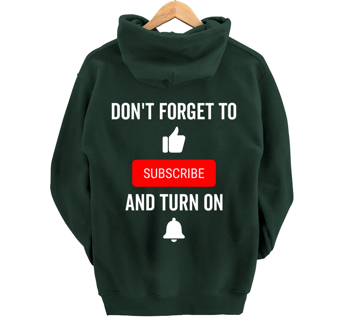 Like Subscribe and Turn on The Notification Content Creator Pullover Hoodie