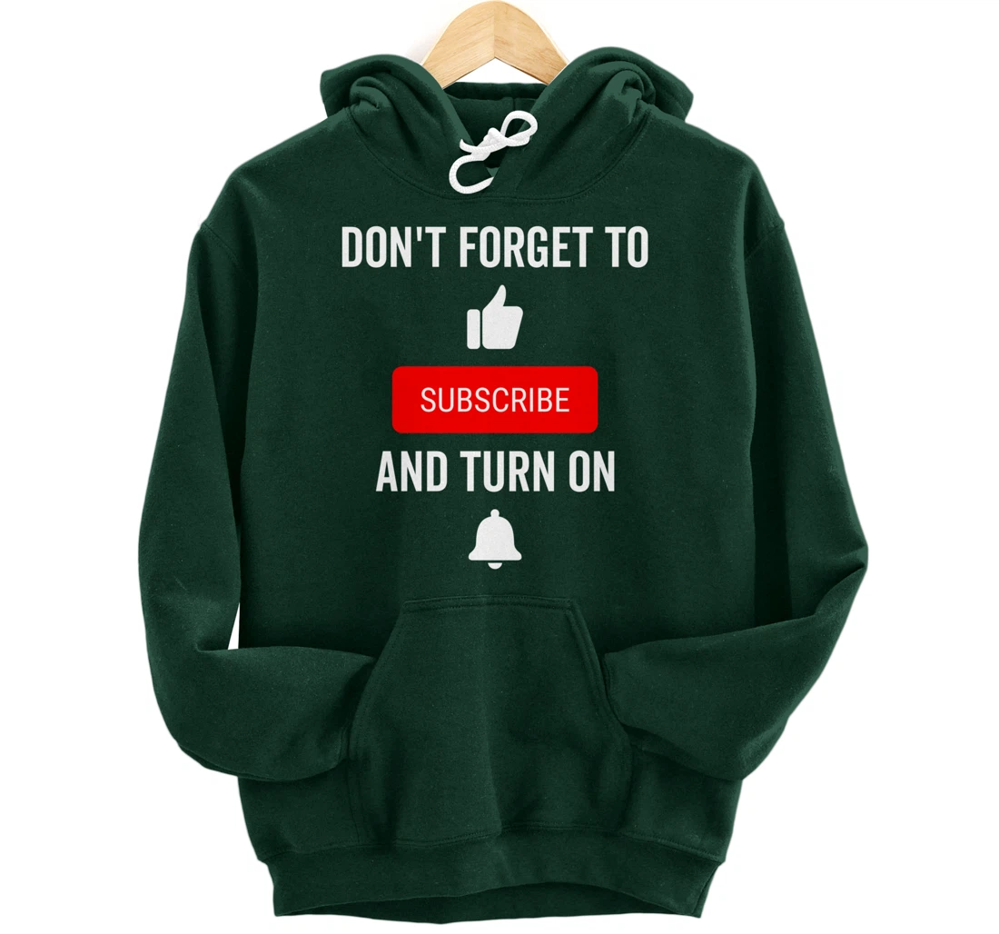 Like Subscribe and Turn on The Notification Content Creator Pullover Hoodie