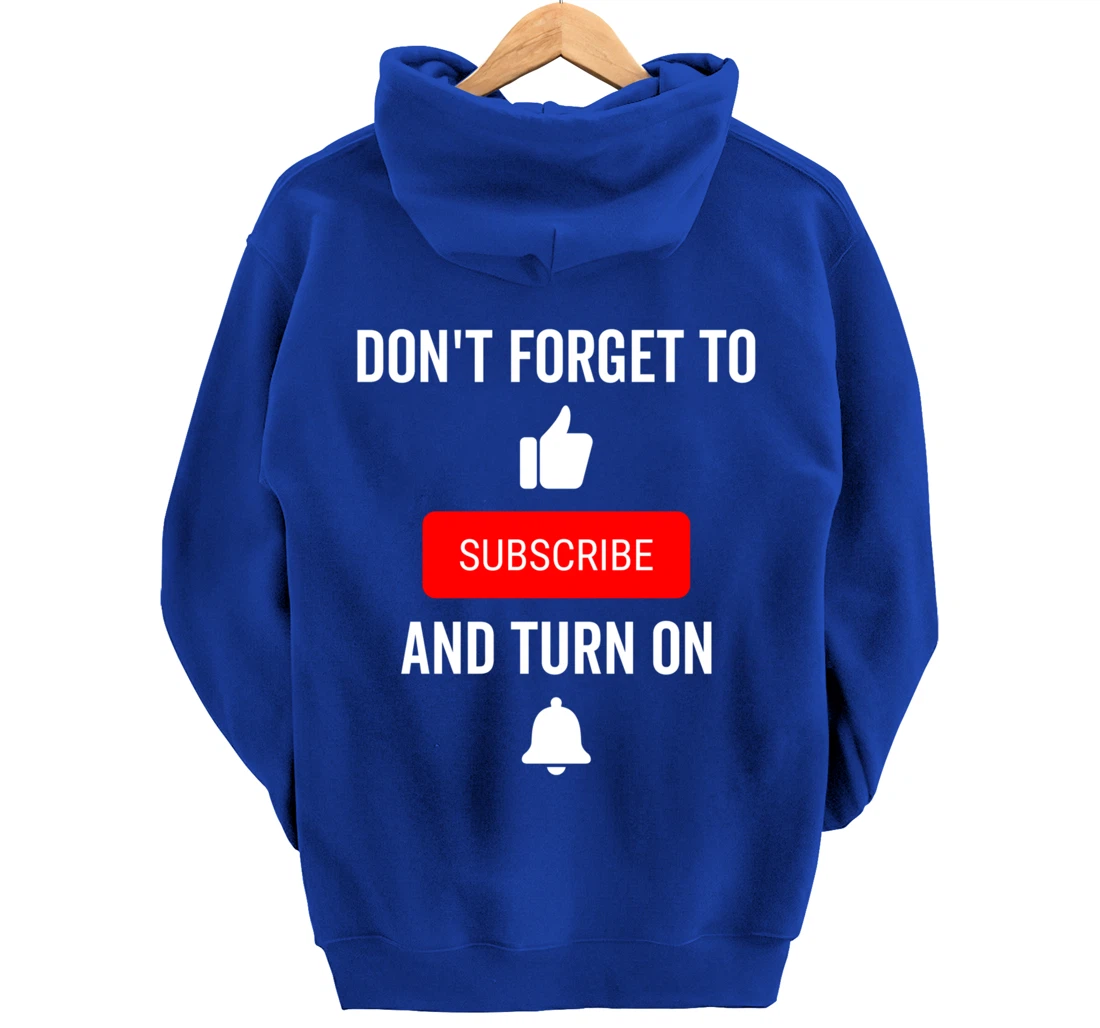 Like Subscribe and Turn on The Notification Content Creator Pullover Hoodie